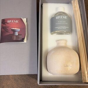 Blueme Focus Diffuser | Eucalyptus & Lime | 5.92 Fl Oz - Refillable